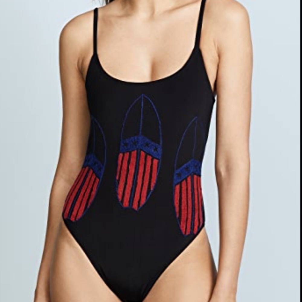 Banner Day Surf Boards One Piece Bathing Suit - Picture 2 of 4